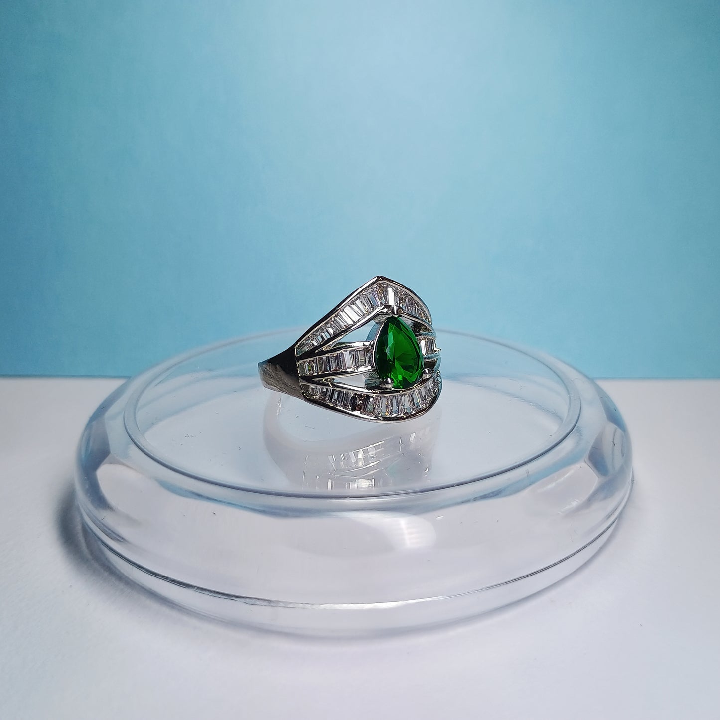 AD Silver Plated Ring