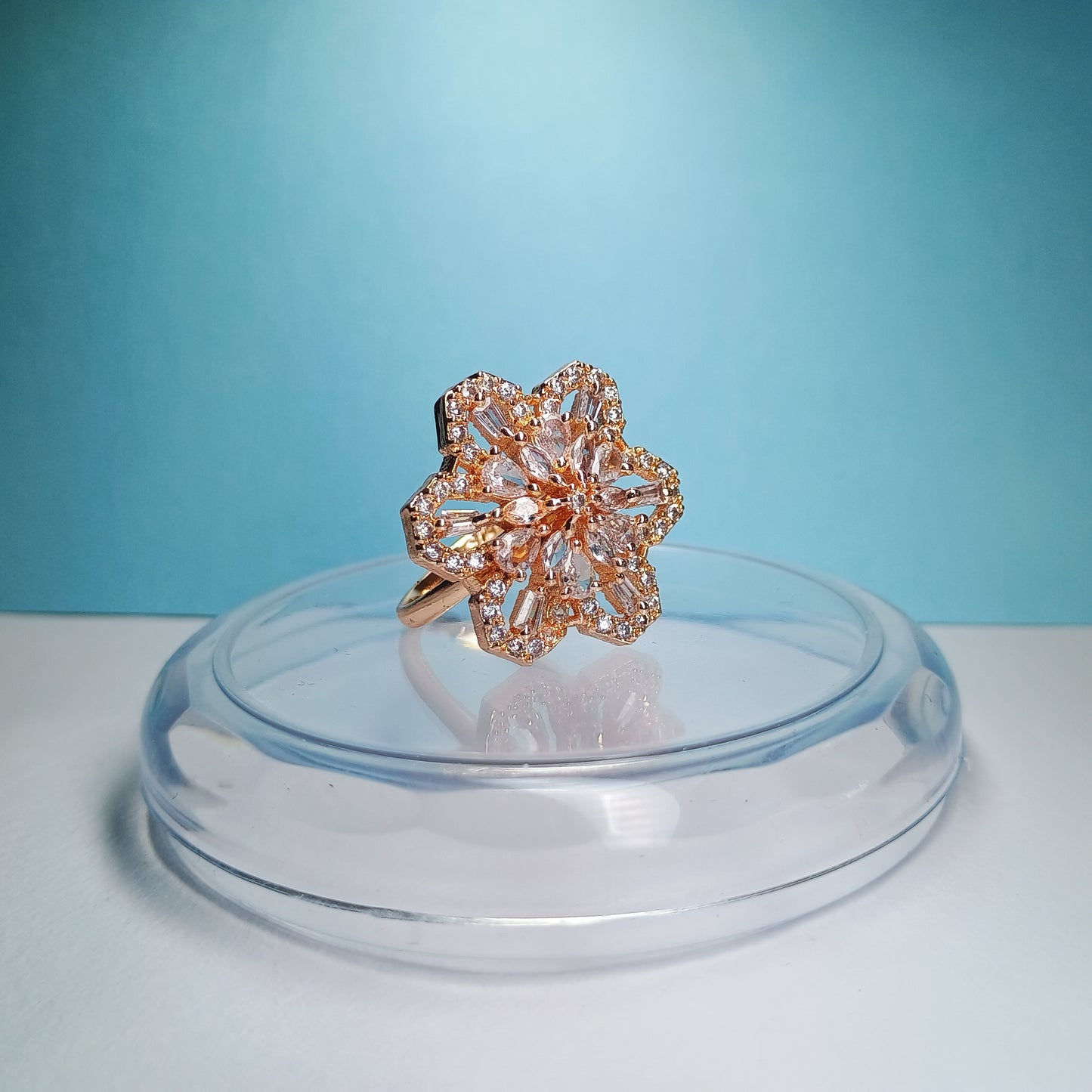 AD Silver Plated Ring