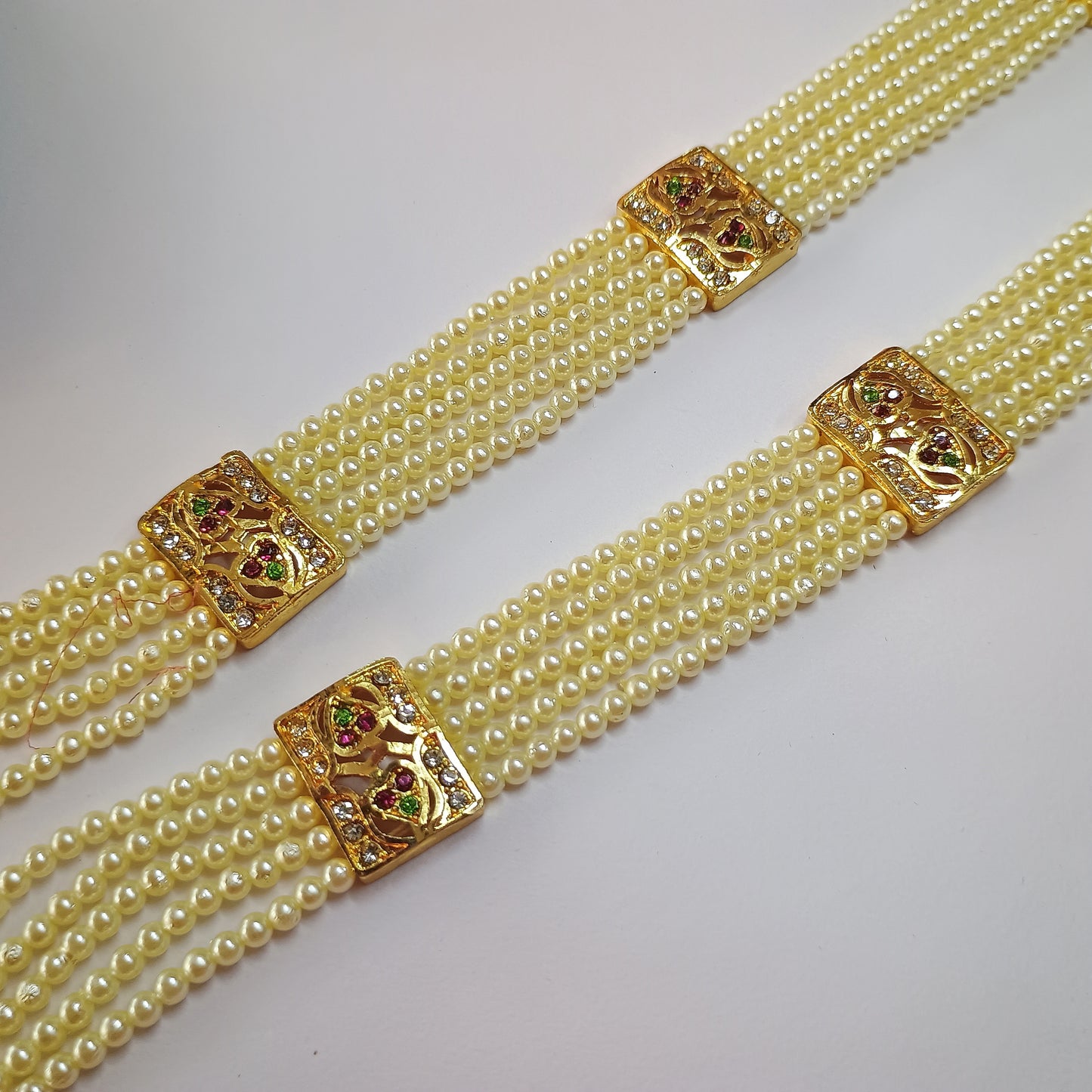Long Gold Plated Traditional Necklace Set