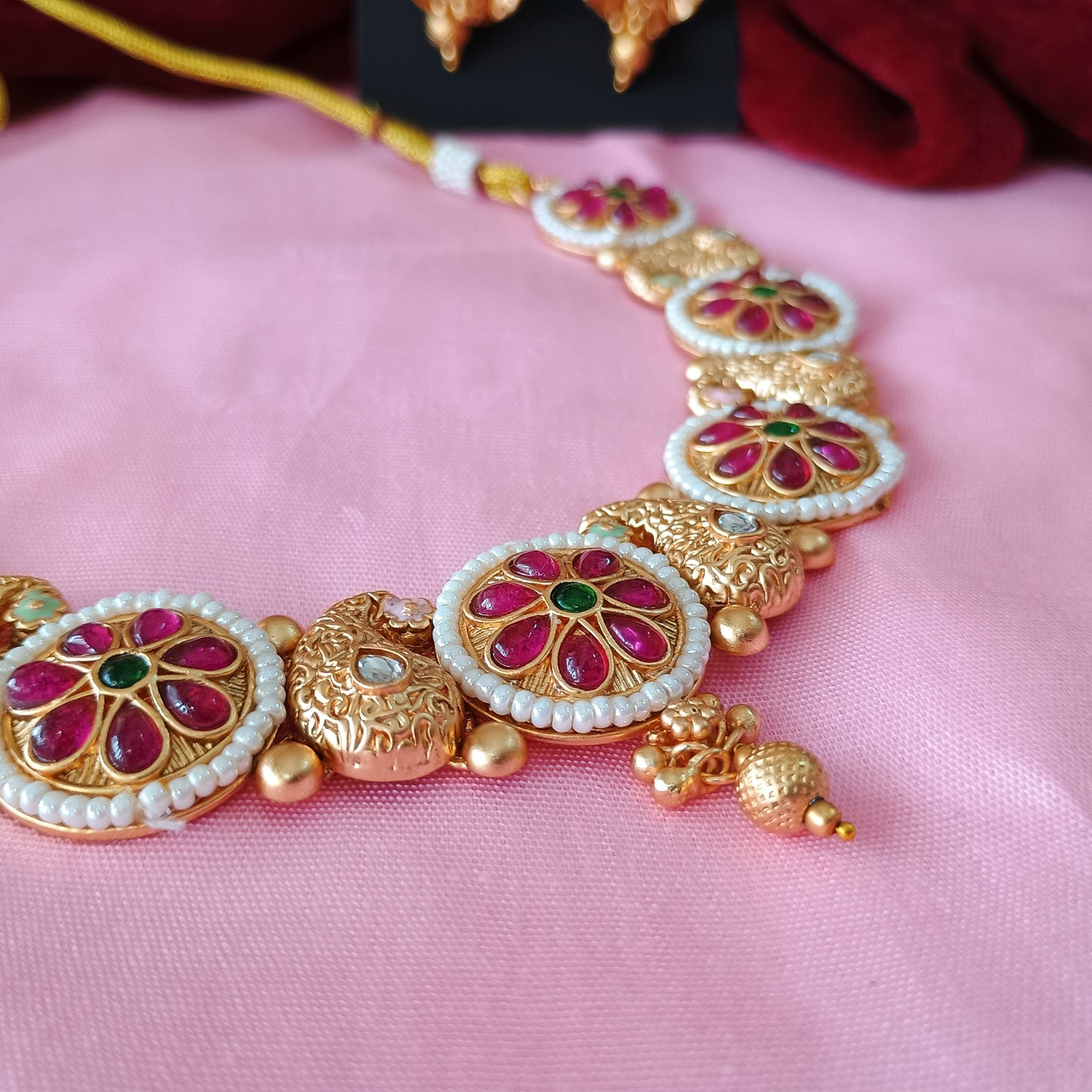 Gold Plated Traditional Necklace Set