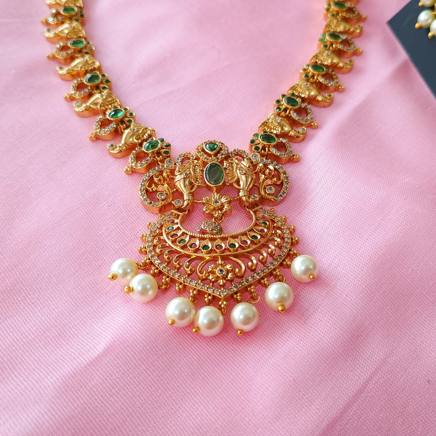 Gold Plated Traditional Necklace Set