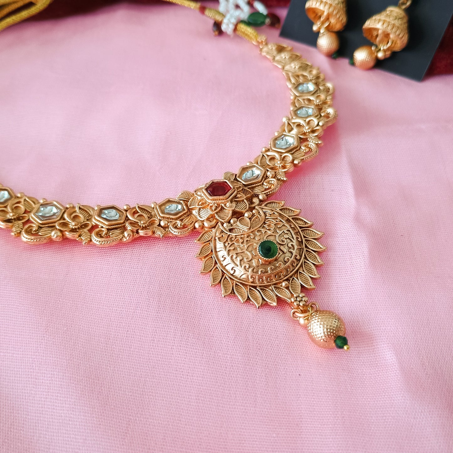 Gold Plated Necklace Set