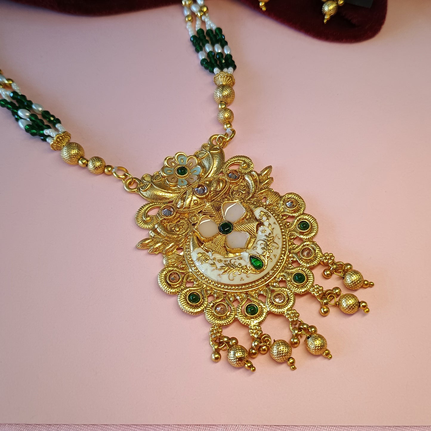 Gold Plated Necklace Set