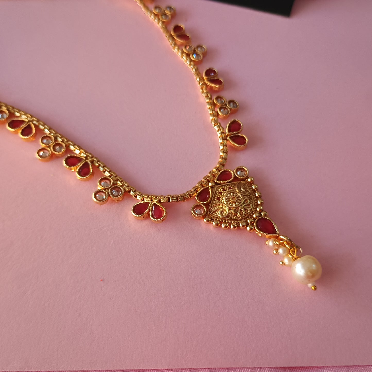 Gold Plated Necklace Set