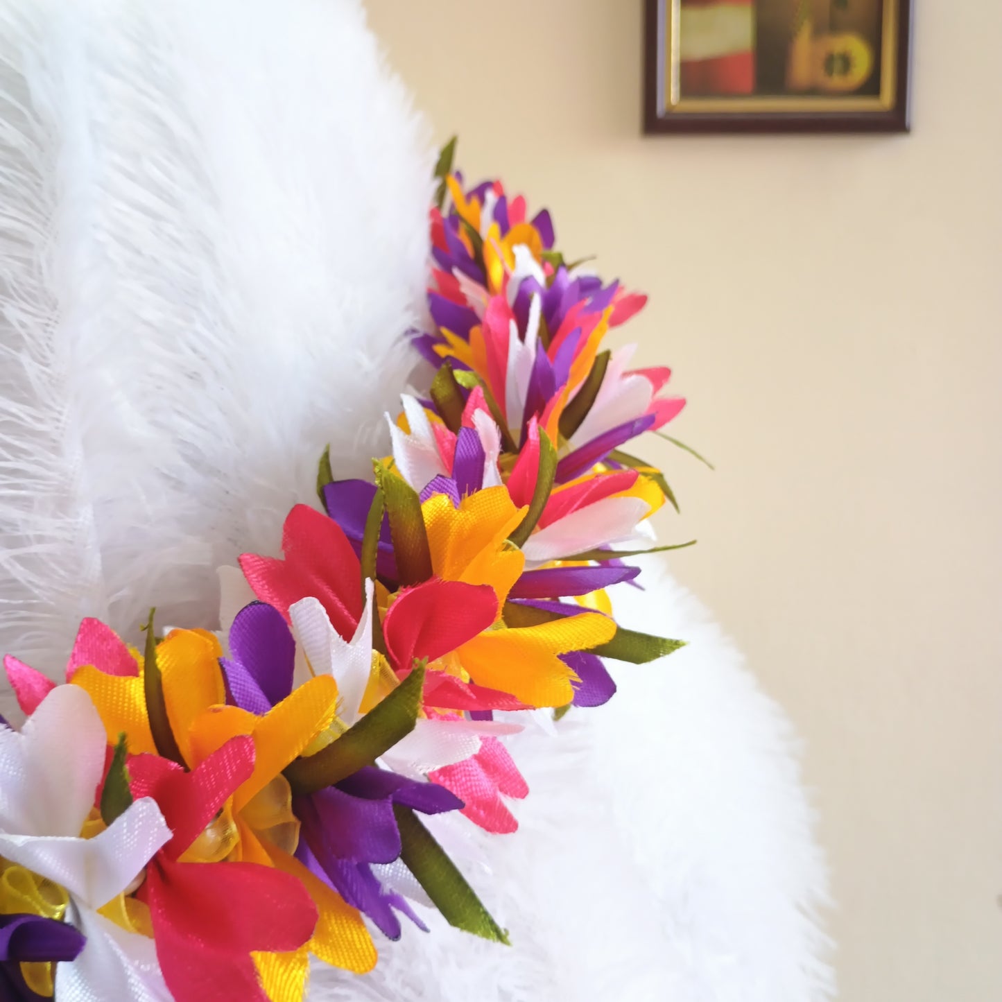 Multi-Color Handmade Ribbon Garland