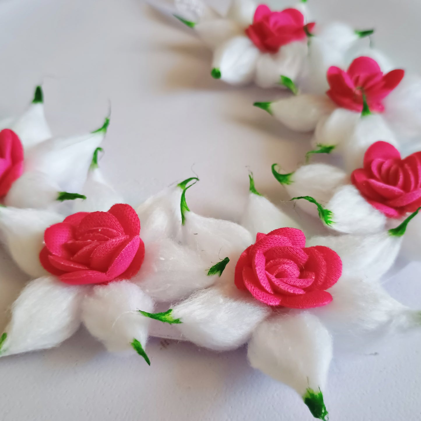 Handmade Cotton Flower Garland
