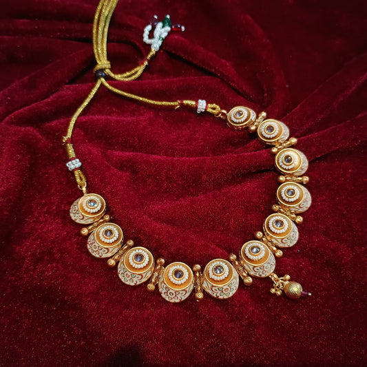 Gold Plated Antique Necklace