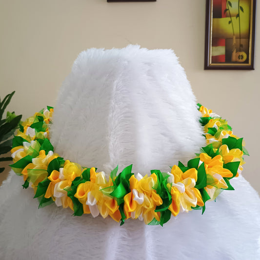 Yellow Handmade Ribbon Garland