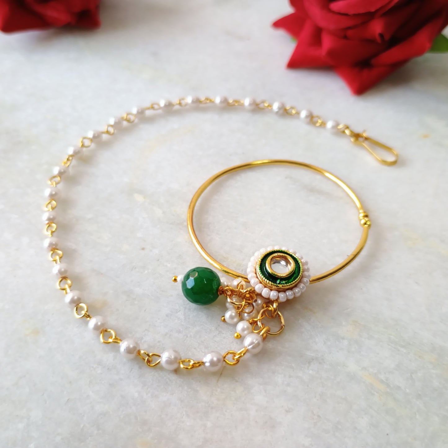 Gold Plated Nose Pin