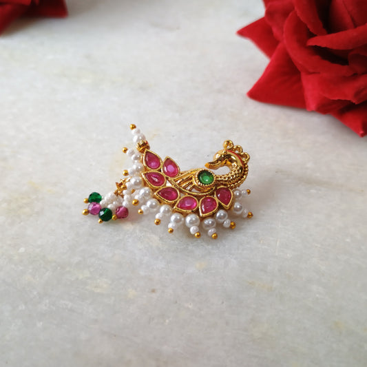 Gold Plated Antique Nose Pin