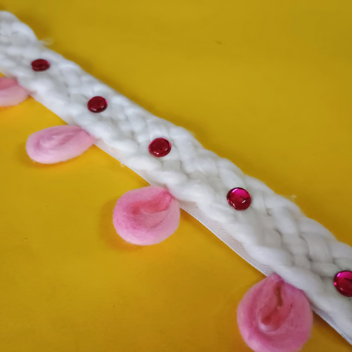 Handmade Criss-Cross Design Cotton Garland