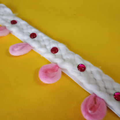 Handmade Criss-Cross Design Cotton Garland