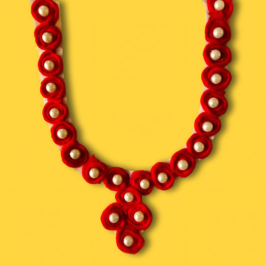 Handmade Red Cotton Garland
