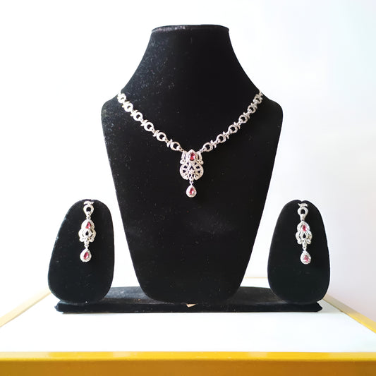 Ruby AD Necklace Set