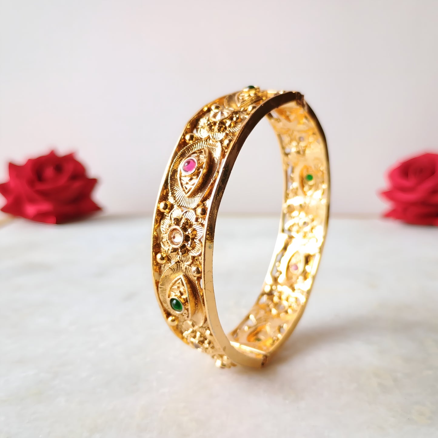 Antique Gold Plated Kada