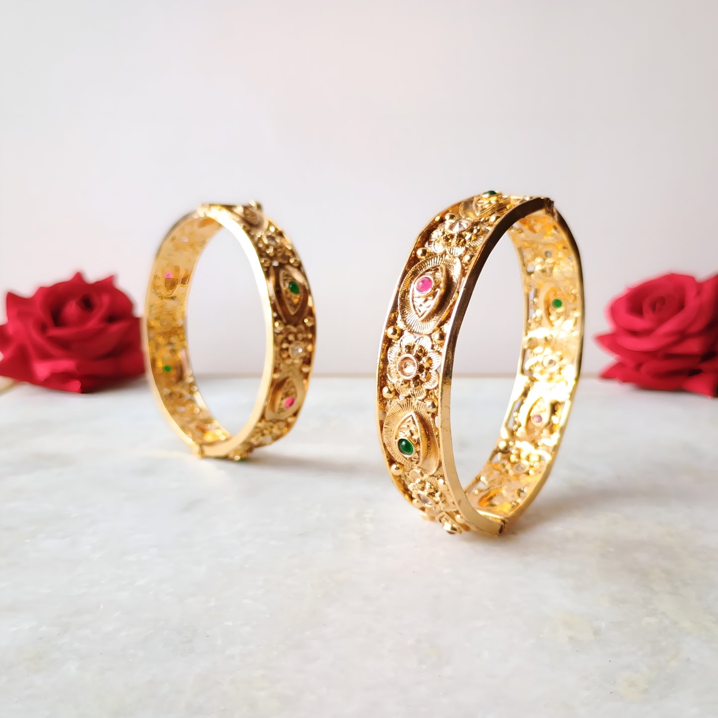 Antique Gold Plated Kada